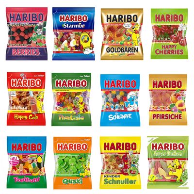 5LB German Gummy Candy Bulk Assortment - Variety of 6oz Dye Free Bags of Candy Gummies Perfect International Alternative