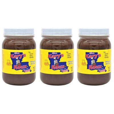 Kary&#39;s Original Roux 16oz (Pack of 3) - Rich and Authentic Cajun Flavor - Best For Gumbo, Stews and Etouffee - Elevate Your Cooking with the Kary&#39;s Roux