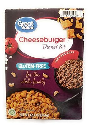 Great Value Gluten-Free Cheeseburger Macaroni Dinner Kit, 12.8 oz