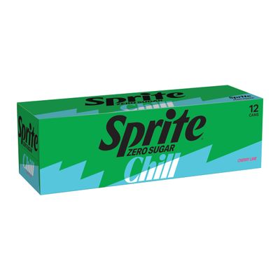 Sprite Zero Sugar Chill Cherry Lime 12oz 12pk