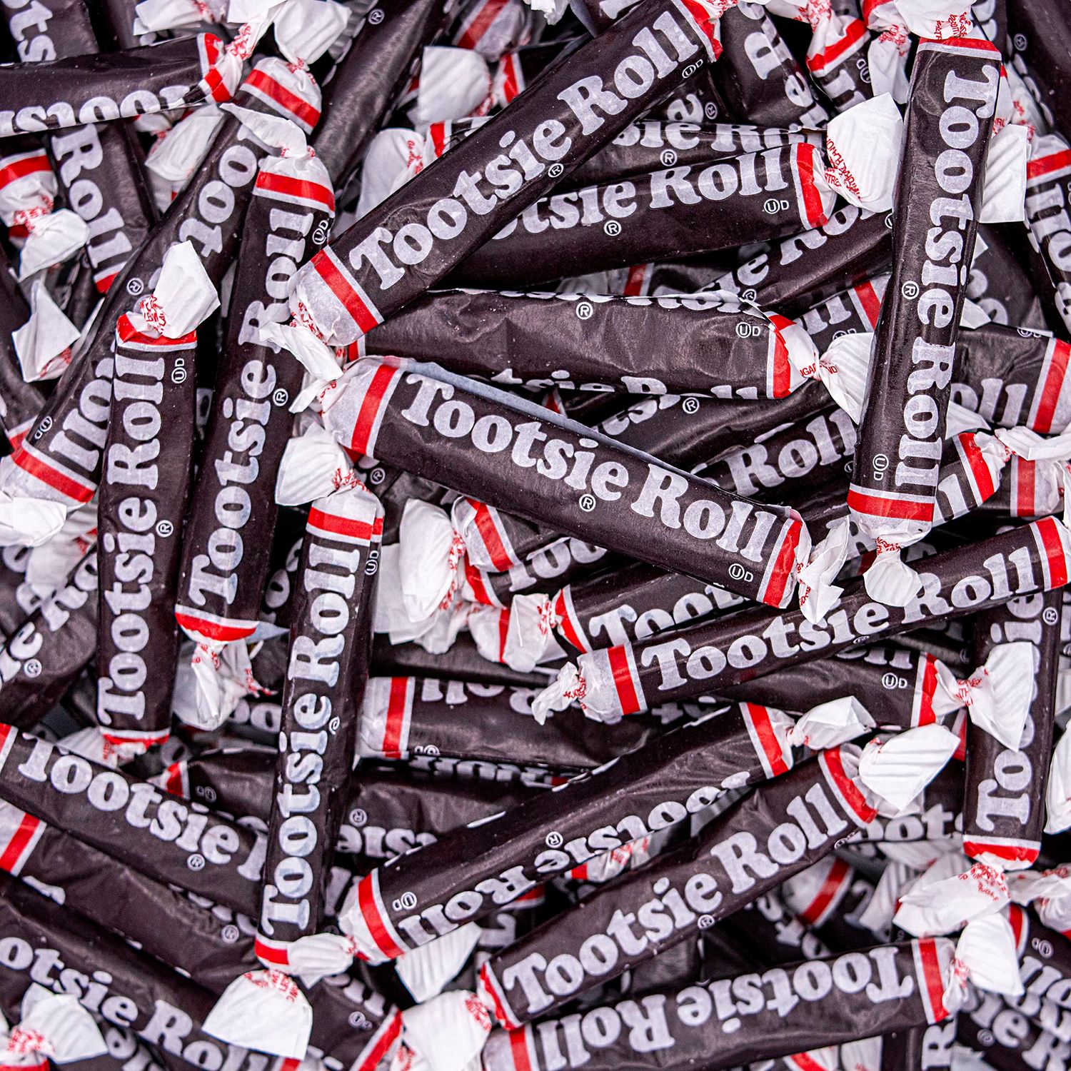 Tootie Roll Twists Chocolate Candy - 2 Pounds | Tootie Rolls Chocolate Long Individually Wrapped Candy, Bulk Pack