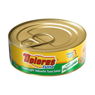 DOLORES TUNA SALAD YLWFIN W VEG 5OZ