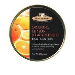 Simpkins Orange Lemon Grapefruit Drops 200g Pack of 1