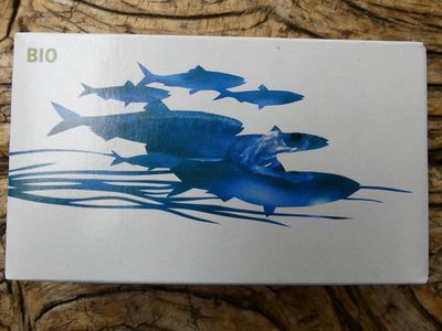 Maria Organic Sardines in EVOO | Portugese Tinned Fish, Sustainably Wild Caught, Omega 3, Hand Packed Cans | 1 x 125g
