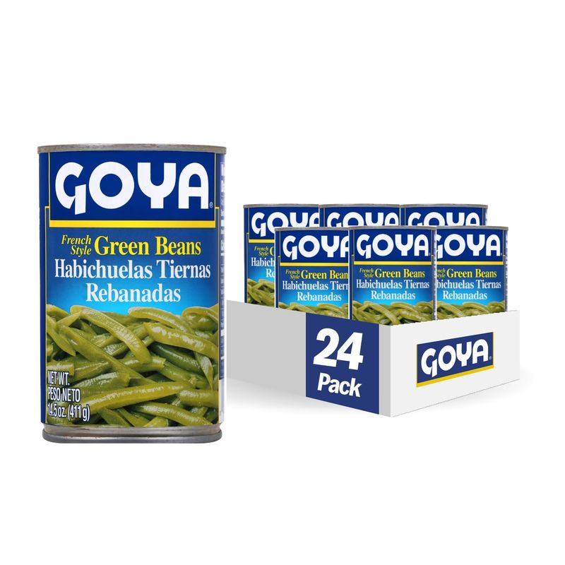 Goya Foods French Style Green Beans, 14.5 Ounce (Pack of 24)