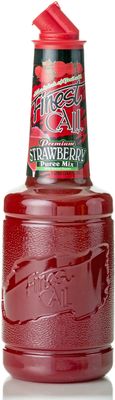 Finest Call Premium Strawberry Puree Drink Mix, 1 Liter Bottle (33.8 Fl Oz), Individually Boxed