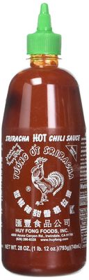 Sriracha Hot Chili Sauce Large Bottle 740ml (28oz X 2 Pack)