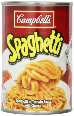 Campbell&#39;s Spaghetti in Tomato Sauce with Cheese, 14.75 Ounce (Pack of 12)