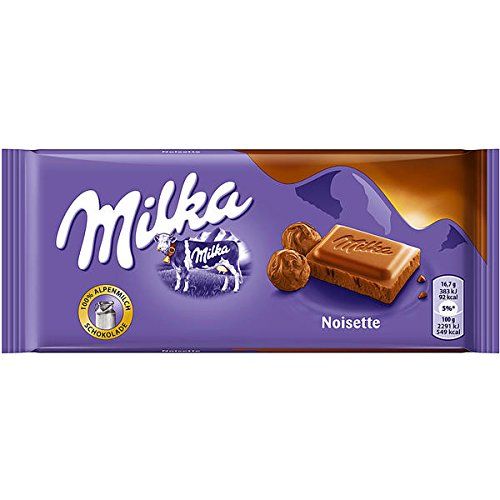 Milka Noisette Chocolate Bar, 3.5 Ounce (Pack of 21)
