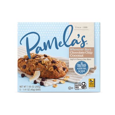 Pamela's Products Gluten Free Whenever Bars (Oat Choc Chip Coconut, Pack of 3)