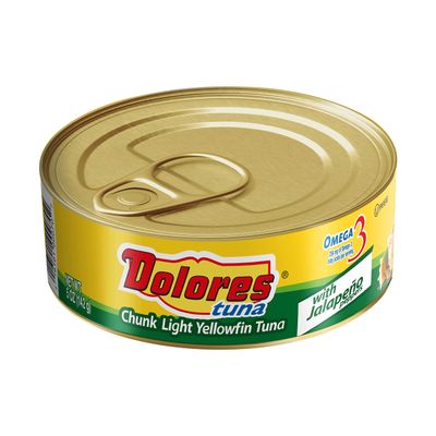 Dolores Yellow Fin Tuna with Jalapenos, 5 Ounce