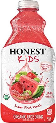 Honest Kids Super Fruit Punch, 59 Ounce (Pack of 8) (Packaging May Vary)