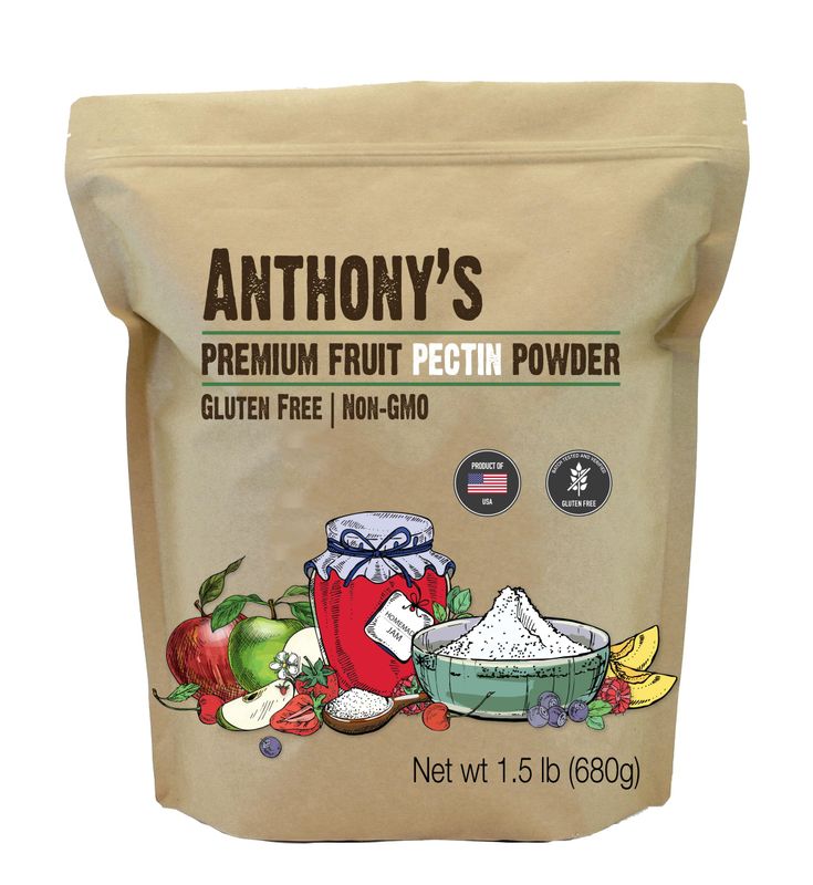 Anthony&#39;s Premium Fruit Pectin, 1.5 lb, Gluten Free, Non GMO, Vegan