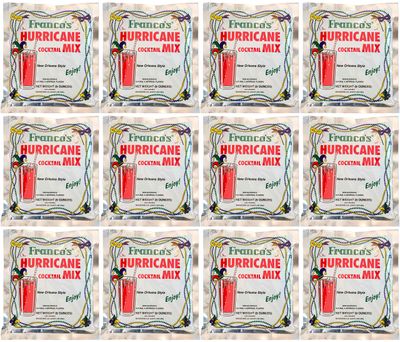 Franco&#39;s Hurricane Cocktail Mix, 9 Ounce (Pack of 12)