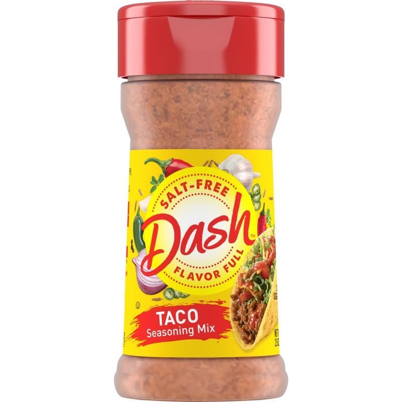 Dash Salt-Free Taco Seasoning Blend, 2.5 Ounce