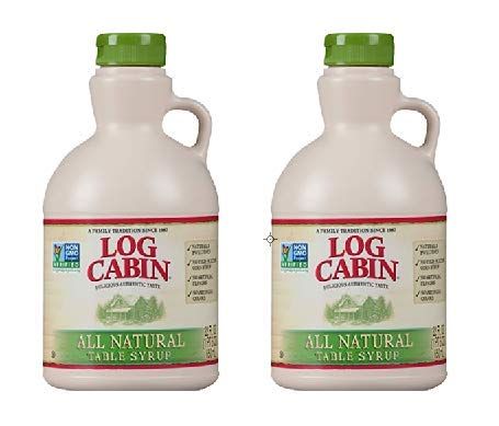 Log Cabin All Natural Table Syrup, 22 Oz (Pack of 2)