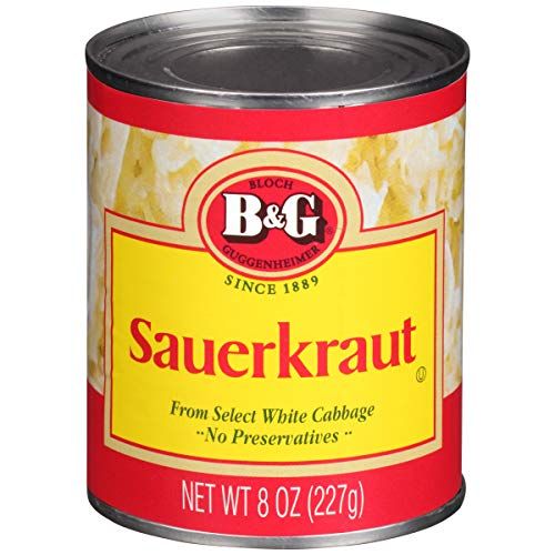 B&amp;G Sauerkraut, 8 Ounce (Pack of 24)
