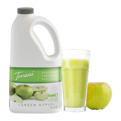 Torani Real Fruit Smoothie Mix, Green Apple, 64 Ounce