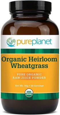 PURE PLANET Heirloom Wheatgrass Powder Organic, 90 Gram