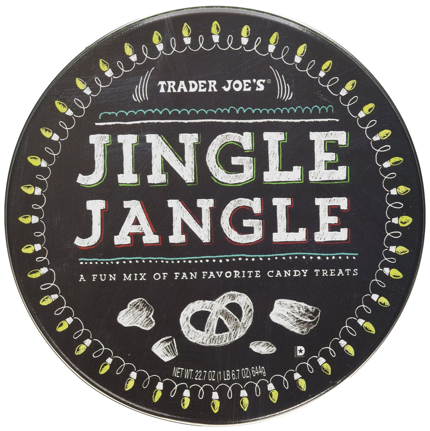 Trader Joe&#39;s Jingle Jangle Holiday Mix of Candy Treats 22.7 oz