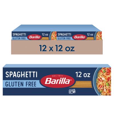 BARILLA Gluten Free Spaghetti, 12 ounce, Pack of 12