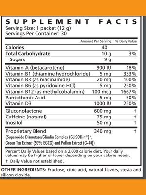PROJOBA POLLEN BURST Energy Drink - 30 PACKETS 0.42 oz