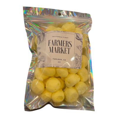 Farmers Market Freeze-Dried Banana Taffy - Banana Candy, Natural Flavor, Freeze-dried Fruit Chewy Candy, Stretch &amp; Tangy - Long Shelf, With Shareable Resealable Pack (2oz)