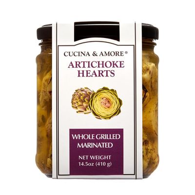 Cucina &amp; Amore Artichokes 14.5oz (1 Unit, Whole Grilled Marinated)
