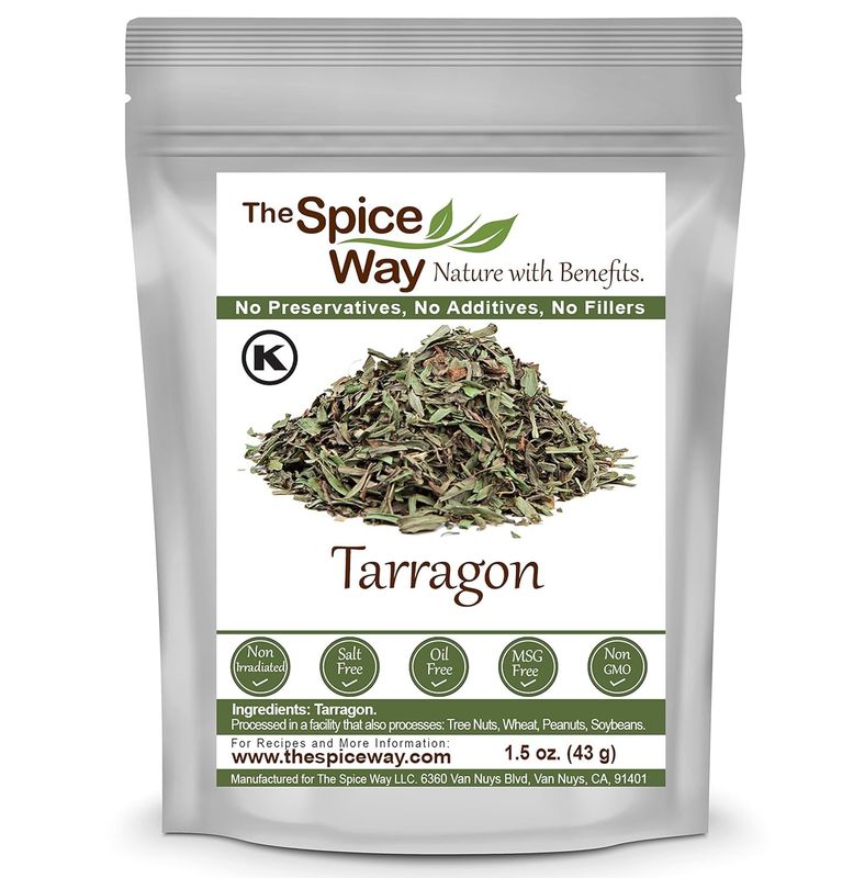 The Spice Way Tarragon Leaves - (1.5 oz) dried herb good for French cooking sauce
