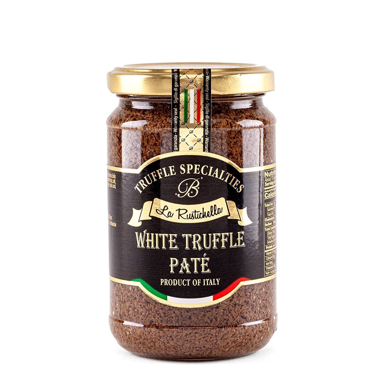 La Rustichella - White Truffle Pat 9.88 oz (280 gr) - 100% Made in Italy | Vegan, Gluten-Free, Cholesterol-Free