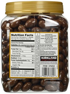 Kirkland Signature Milk Chocolate Roasted Almonds, 48 Ounce (Pack of 1)