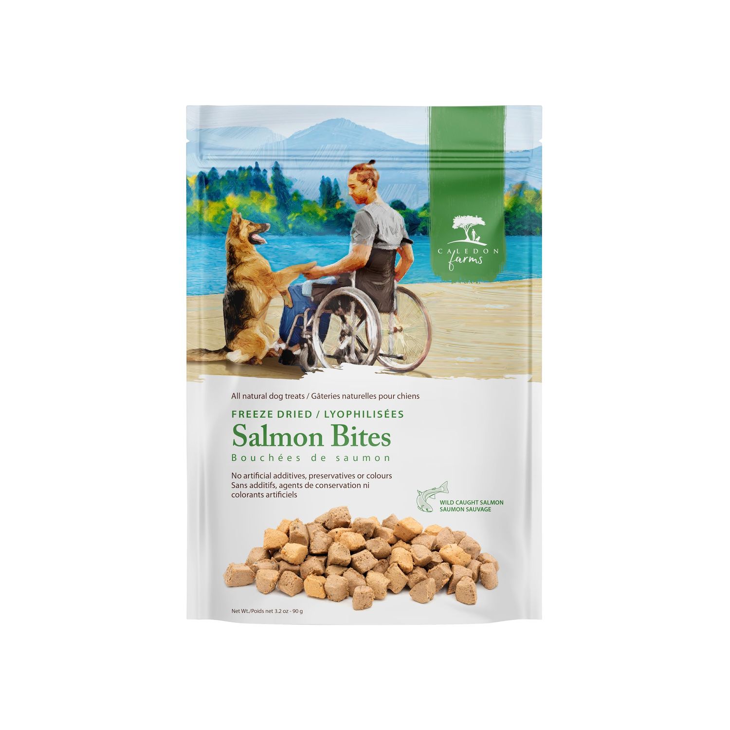 Caledon Farms Freeze Dried Bites - Salmon 90G/3.2OZ