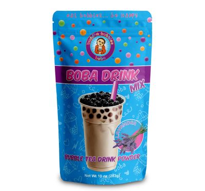 LAVENDER Boba/Bubble Tea Drink Mix Powder By Buddha Bubbles Boba 10 Ounces (283 Grams)