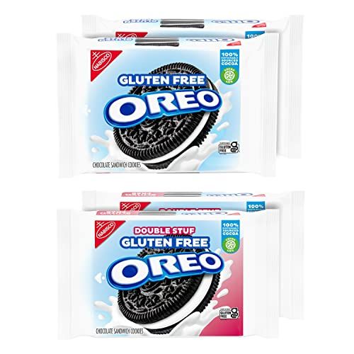 OREO Original &amp; OREO Double Stuf Gluten Free Cookies Variety Pack, 4 Packs