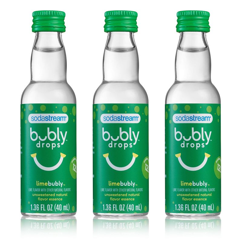SodaStream bubly Drops, Lime, 1.36oz (Pack of 3)