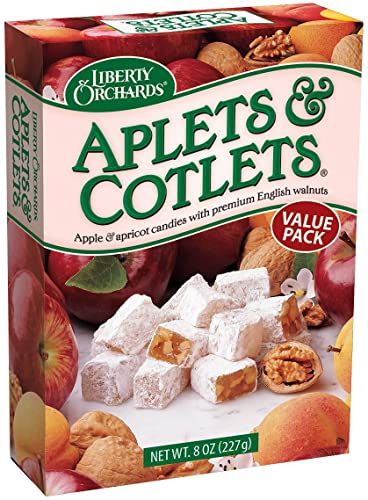 Liberty Orchards, Aplets &amp; Cotlets Value Pack - Vegan, Fruit &amp; Nut Chewy Candy - 8 Oz