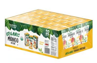 Sunberry Organic Mango Nectar, 32 x 6.75 fl oz
