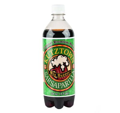 Kutztown Nix Besser Sarsaparilla Soda, 24 Oz. Bottles (Pack of 4)