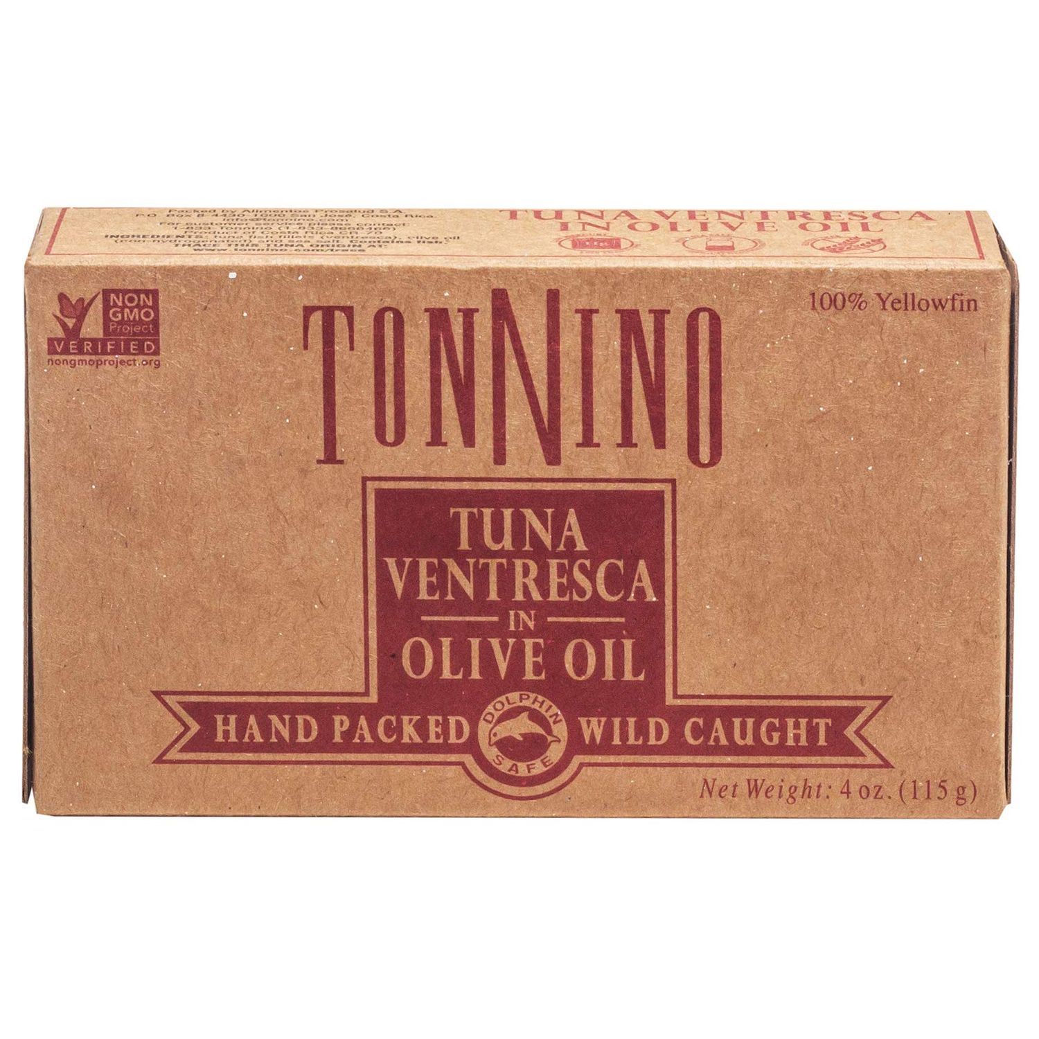 Tonnino Tuna Ventresca In Oil, 4OZ (6PK)