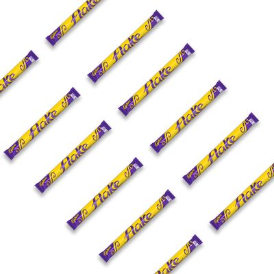 Flake 32g Chocolate Bars (12 Pack) Bundle with Free Zuvo Candy - Imported form England - Bundled By Zuvo - Gift Hamper