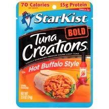 6 pouches of StarKist Tuna Creations Bold, Hot Buffalo Style, 2.6 Oz ea