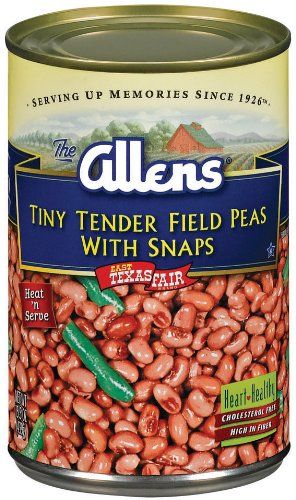 Allen&#39;s Field Pea With Snap, 15.5-Ounce (Pack of 6)