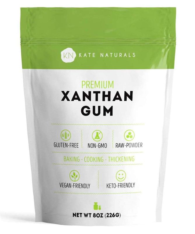 Kate Naturals Xanthan Gum for Baking, Ice Cream &amp; Thickener (8oz, Gluten Free, Food Grade, Skin Care)