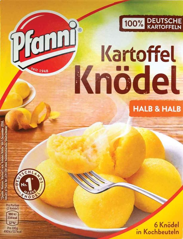 Pfanni Kndel Halb &amp; Halb Mix, 7 Ounce