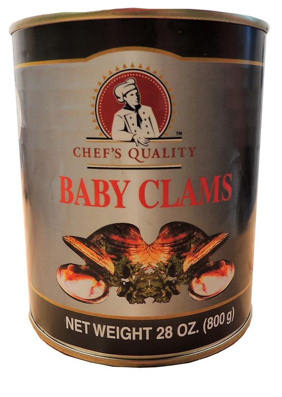Chef&#39;s Quality: Whole Baby Clams 28 Oz. (2 Pack)