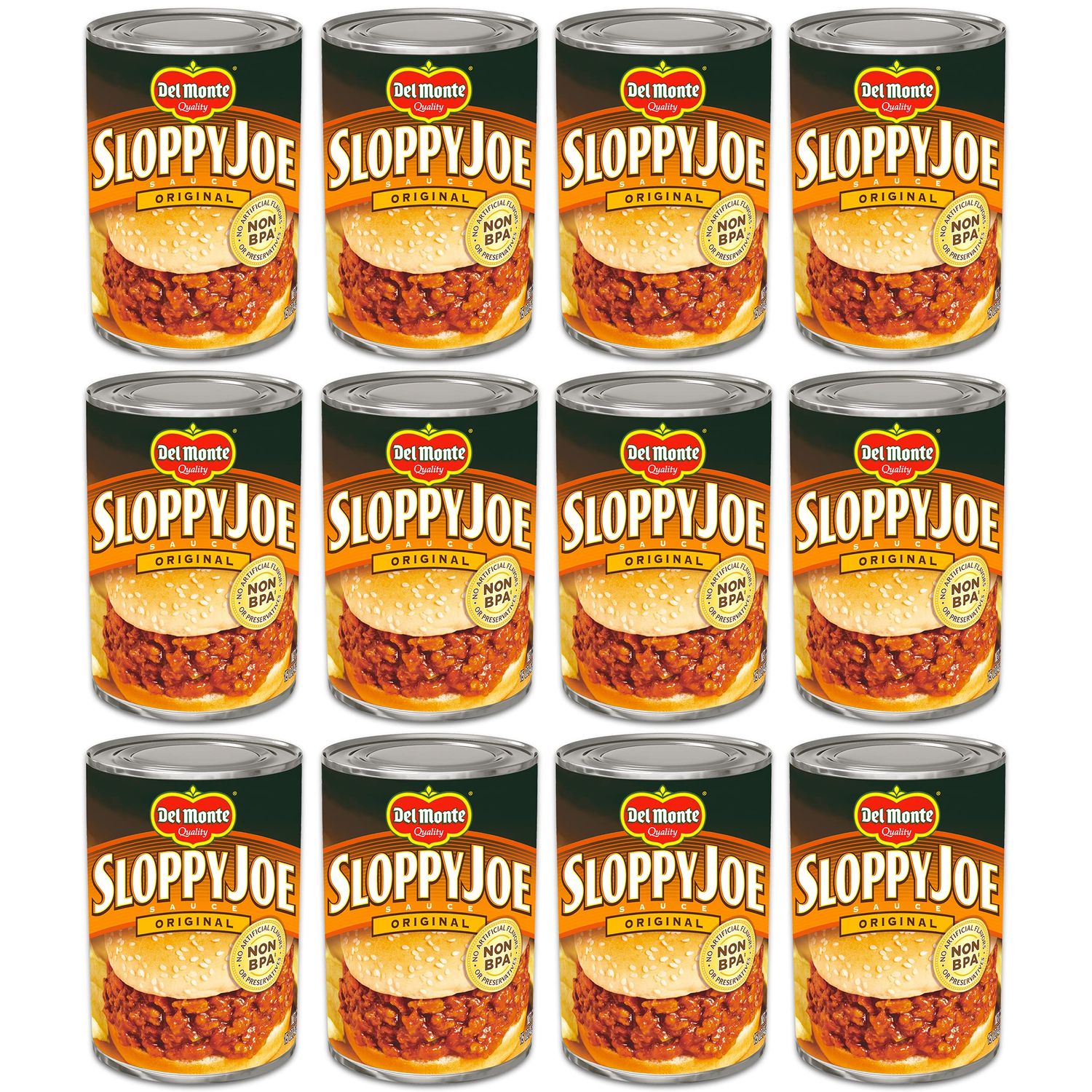 Del Monte Regular Sloppy Joe Sauce, 15-Ounce (Pack of 12)