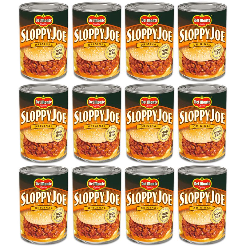 Del Monte Regular Sloppy Joe Sauce, 15-Ounce (Pack of 12)