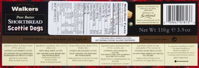 Walkers Scottie Dog Shortbread - 3.9 oz - 2 pk