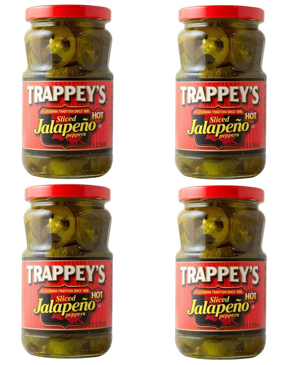 Trappey&#39;s Sliced Jalapeno Peppers | 12 Fl Oz | Pack of 6
