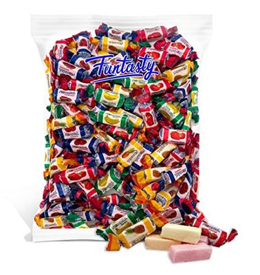 Assorted Taffy Candy, Fruit and Berry Flavors, 1.5-Pound Pack
